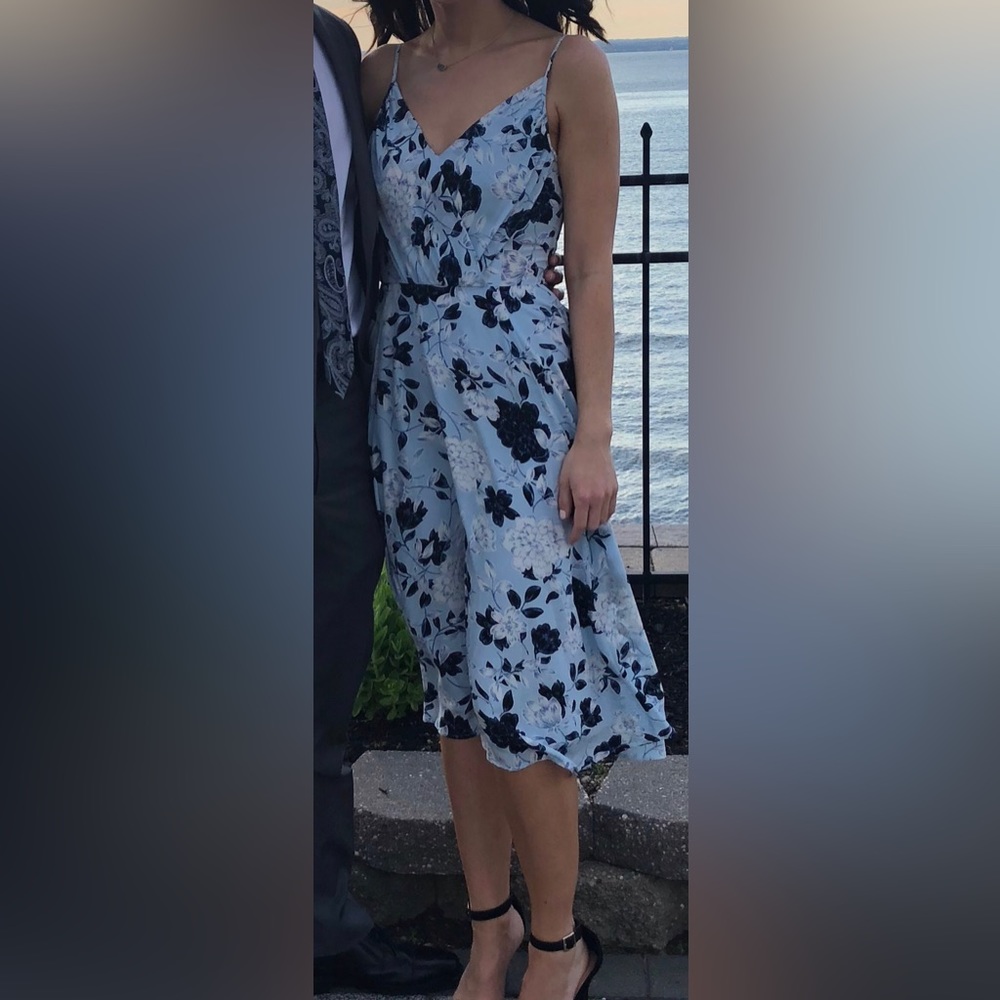 Yumi Kim Venus Dress in Pale Blue Floral